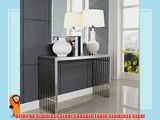 Gridiron Stainless Steel Console Table Stainless Steel