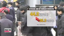 Average age of Korean workers rises to 44, raising concerns of a worker shortage