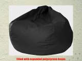 -10Bean Bag Chair Color: Black Size: XX Large