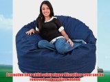 Cozy Sack 4-Feet Bean Bag Chair Large Denim