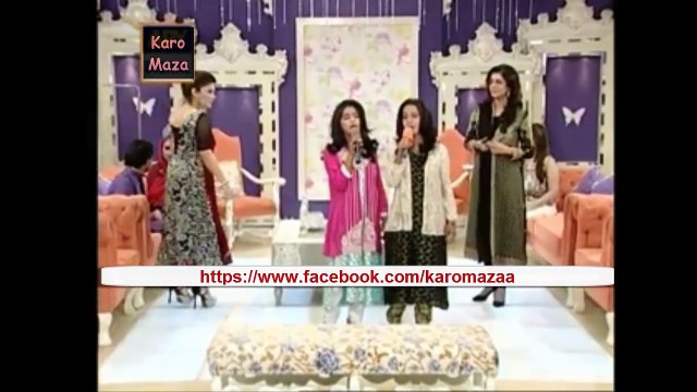 pakistani justin bieber girls on ARY morning show good morning Pakistan