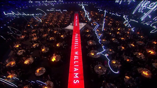 Pharrell Williams Wins International Male - BRIT Awards 2015