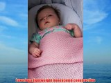 Unisex Super Soft Cashmere Baby Blanket - Pure 100% Cashmere - Colour 'White' - hand made in