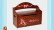 Personalized Custom Handpainted Ballet Toy Box - Color: Cherry