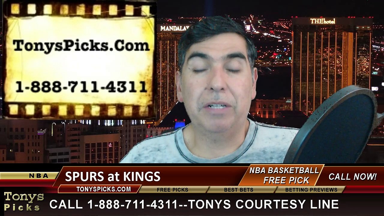 Sacramento Kings vs. San Antonio Spurs Free Pick Prediction NBA Pro Basketball Odds Preview 2-27-2015