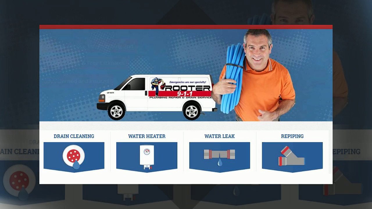 New Orleans Emergency Plumbing Services  Rooter 9-1-1