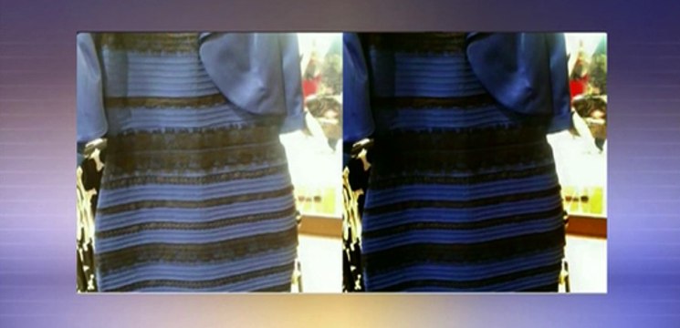 Quelle est la couleur de cette robe ? - ZAPPING ACTU DU 27/02/2015