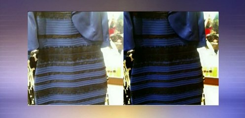 Quelle est la couleur de cette robe ? - ZAPPING ACTU DU 27/02/2015