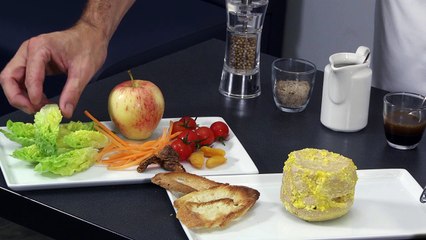 Salade de Foie Gras aux légumes