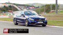 Mercedes C63 S AMG 2015 : essai vidéo sur le circuit de Portimao (Portugal)