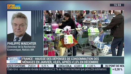 France: la consommation des ménages poursuit sa hausse en janvier: Philippe Waechter - 27/02