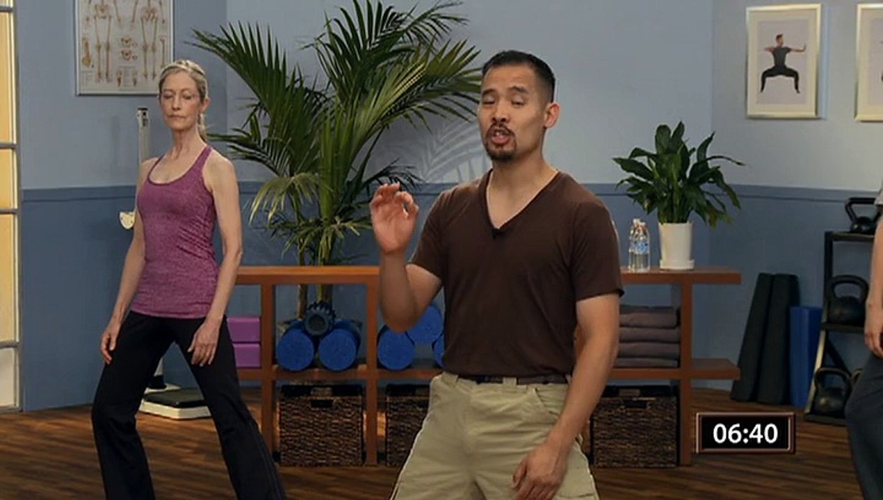 Learn tai chi for beginners-- Push and Single Whip Combo