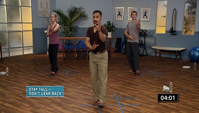 Learn tai chi for beginners Raise Hand and Pulling Knee Combo