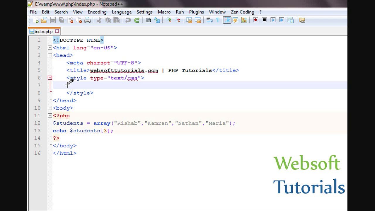 PHP tutorials in Urdu - Hindi - 24 - associative arrays in php