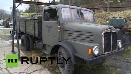 Graban una terrorífica fábrica nazi abandonada desde el Tercer Reich