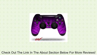 Fire Purple - Decal Style Wrap Skin fits Sony PS4 Dualshock 4 Controller - CONTROLLER NOT INCLUDED Review