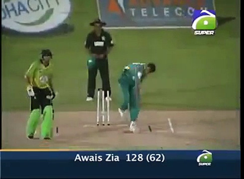 Awais Zia's Super Innings In T20 Match, 128 runs on 62 Balls.......!
