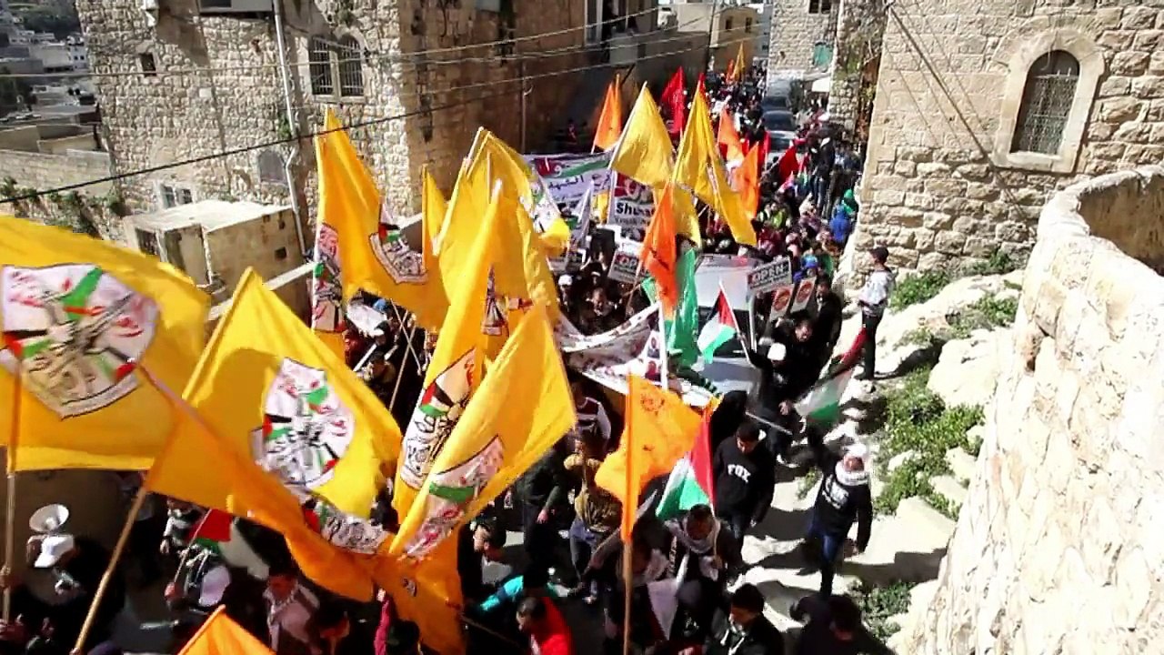 Tumulto em protesto na Cisjordânia