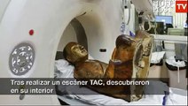 Descubrieron momia dentro de una escultura de Buda