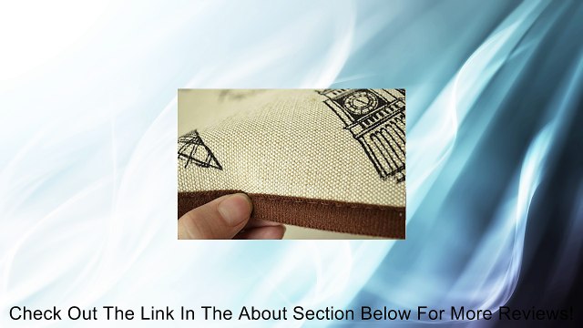 Zakka Coton Linen Anti Slip Floor Mat Effiel Tower Slip-resistant Door Mat /Carpet Mats /Rug Mat 40x60cm Review