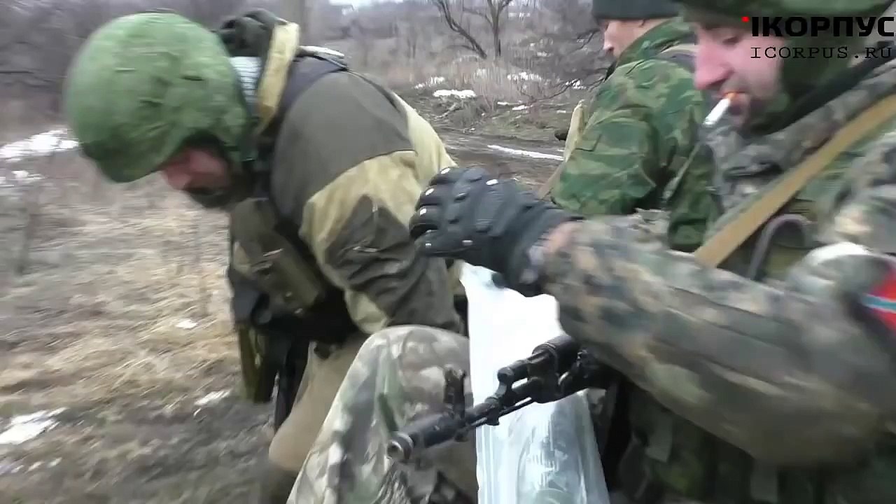 Тяжелый бой за Чернухино ополченцы Часть 1 7.02.2015