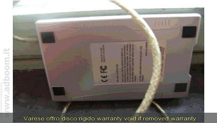 VARESE, OLGIATE OLONA   DISCO RIGIDO WARRANTY VOID IF REMOVED  EURO 30