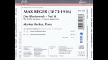 REGER Aus meinem Tagebuch I, 12 Pieces Op.82/1 (1904) | M.Becker | 1998