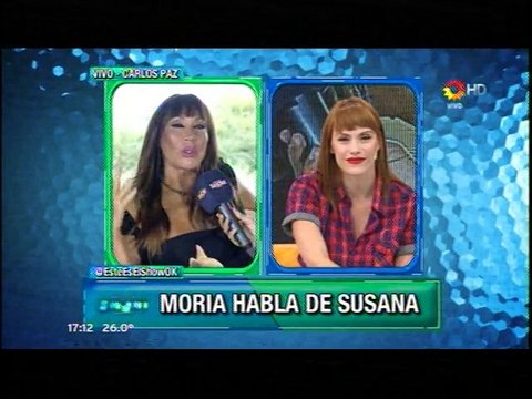 Pronto.com.ar - Moria Casán habla de Susana Giménez