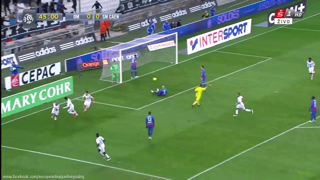 Andre Ayew 1:0 | Olympique Marseille - Caen 27.02.2015 HD