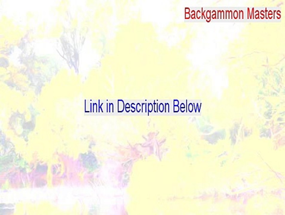 Backgammon Masters Full [Instant Download]