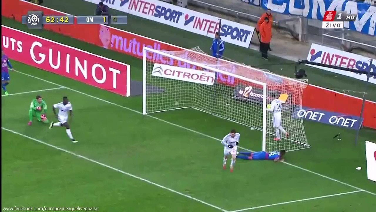 Andre-Pierre Gignac 2:0 | Olympique Marseille - Caen 27.02.2015 HD