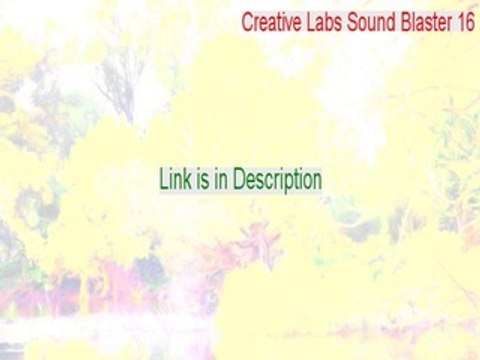 Creative Labs Sound Blaster 16/32/AWE32 Basic Disk Full (creative labs sound blaster 16 pci)