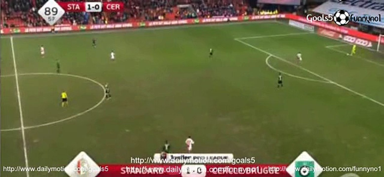 Faty R Goal Standard Liege 1 - 0 Cercle Brugge Jupiler League 27-2-2015