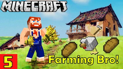 Early stage of Farming Nik Nikam's EPIC Minecraft Modded Survival Ep 5