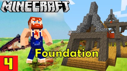 HOUSE FOUNDATION Nik Nikam's EPIC Minecraft Modded Survival Ep 4