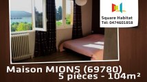 A vendre - Maison/villa - MIONS (69780) - 5 pièces - 104m²