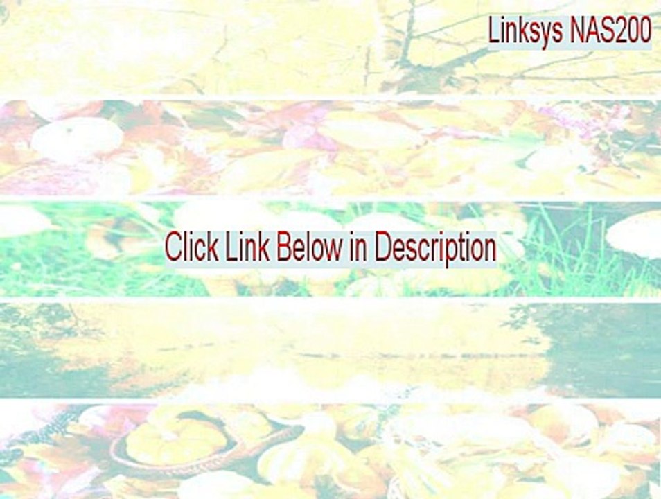 Linksys NAS200 Free Download (Legit Download)