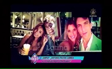 Antonio Pavón es ampayado con modelo Paula Manzanal