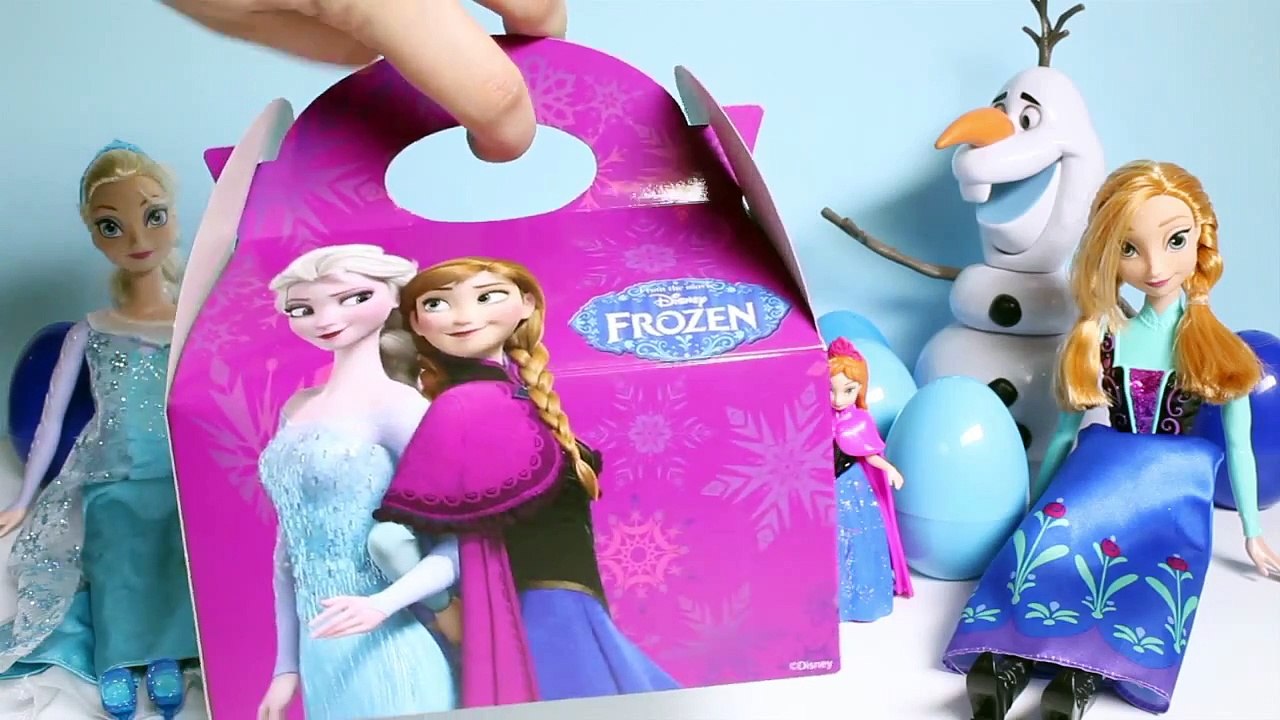 FROZEN SURPRISE BOXES Frozen Surprise Eggs Elsa Anna Kristoff Olaf Dolls Toy Videos