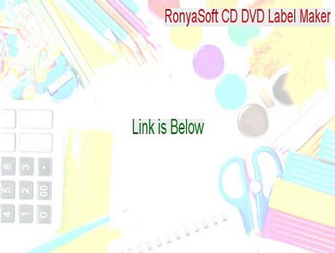 RonyaSoft CD DVD Label Maker Free Download (Instant Download)