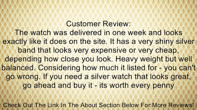 CURREN New Quartz Hours Stainless Steel Water Resistant Men Analog Leisure Wrist Watch Review