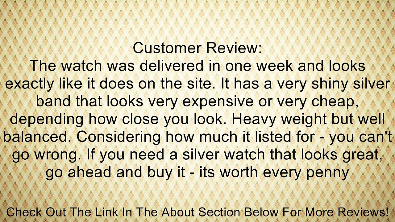 CURREN New Quartz Hours Stainless Steel Water Resistant Men Analog Leisure Wrist Watch Review