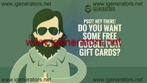 Google Play Code Generator 2015 tarjetas de regalo en línea! - Trabajo! Español