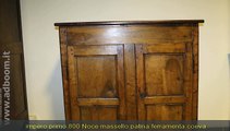 VITERBO,    STIPO IMPERO PRIMI 800 NOCE MASSELLO CREDENZA ARMADIO , EURO 780