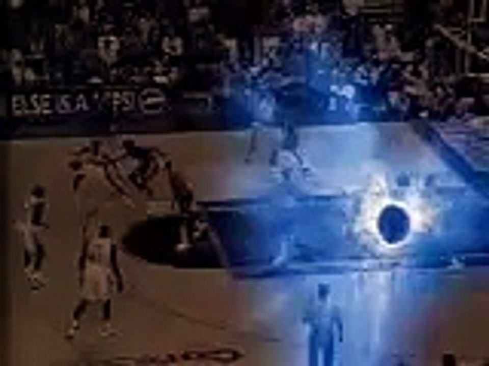 Allen Iverson breaks Kendall Gill's ankle