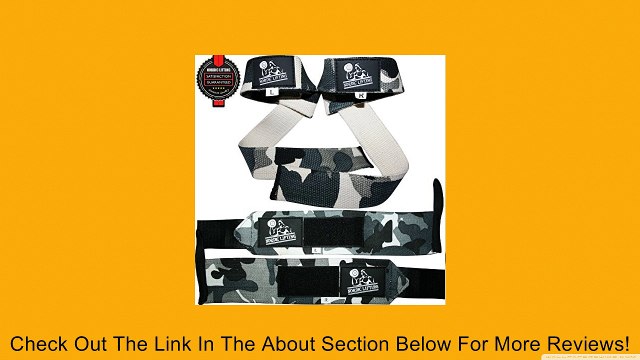 Wrist Wraps + Lifting Straps Bundle (2 Pairs) for Weightlifting/Crossfit/Workout/Gym/Powerlifting/Bodybuilding - Better Than Chalk & Leather - Support For Women & Men - Premium Quality Equipment & Accessories - Use Gloves, Hooks, Wraps & Straps to Avoid I