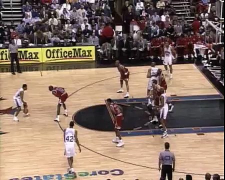 Allen Iverson Crosses Michael Jordan