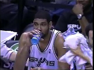 Tim Duncan Drinks Bad Gatorade