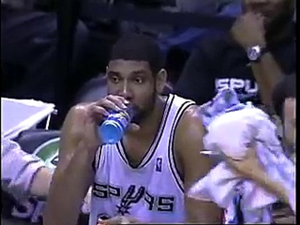 Tim Duncan Drinks Bad Gatorade