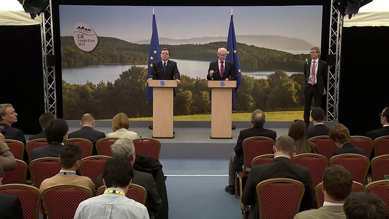 G8 Summit: EU press conference